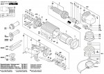 Bosch 0 602 332 401 ---- flat head angle sander Spare Parts